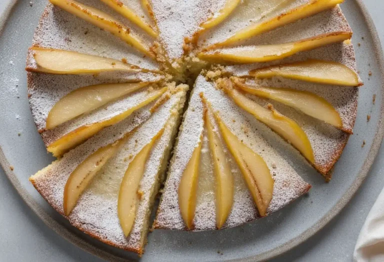 Gâteau yaourt poire moelleux – Recette facile et rapide