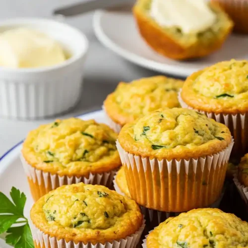 Présentation de muffins feta : une collation savoureuse parfaite pour le brunch.