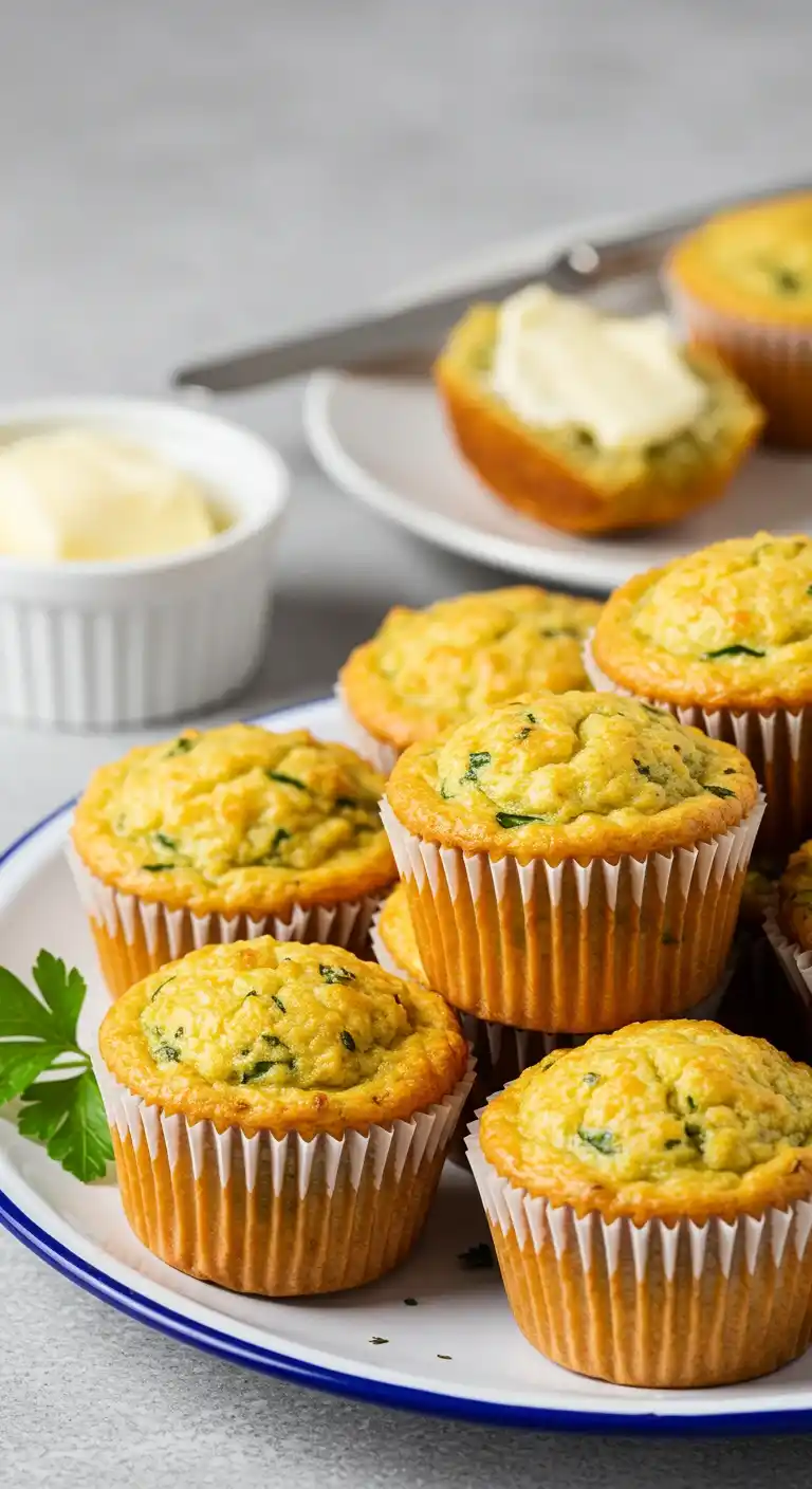 Présentation de muffins feta : une collation savoureuse parfaite pour le brunch.