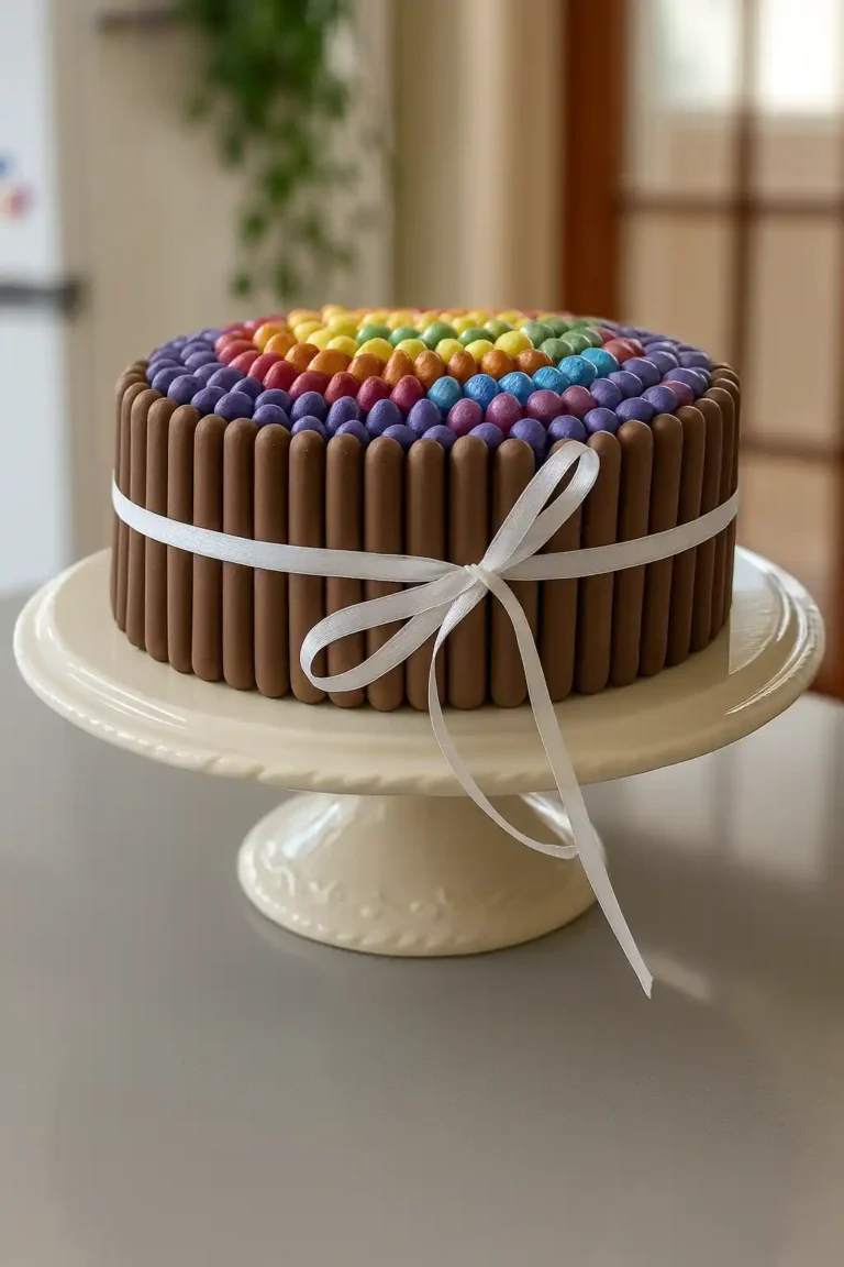 Gâteau au chocolat Smarties facile